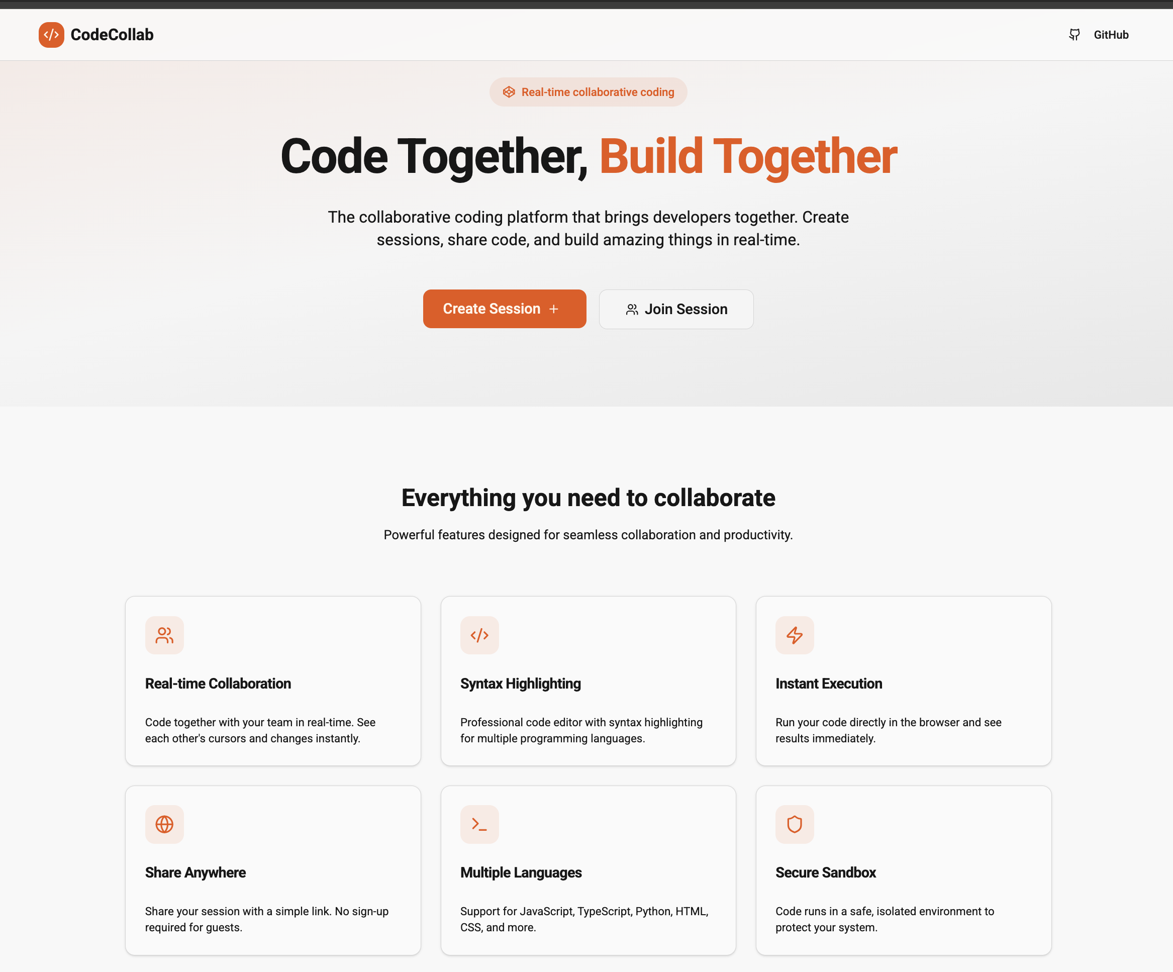 productl anding project image
